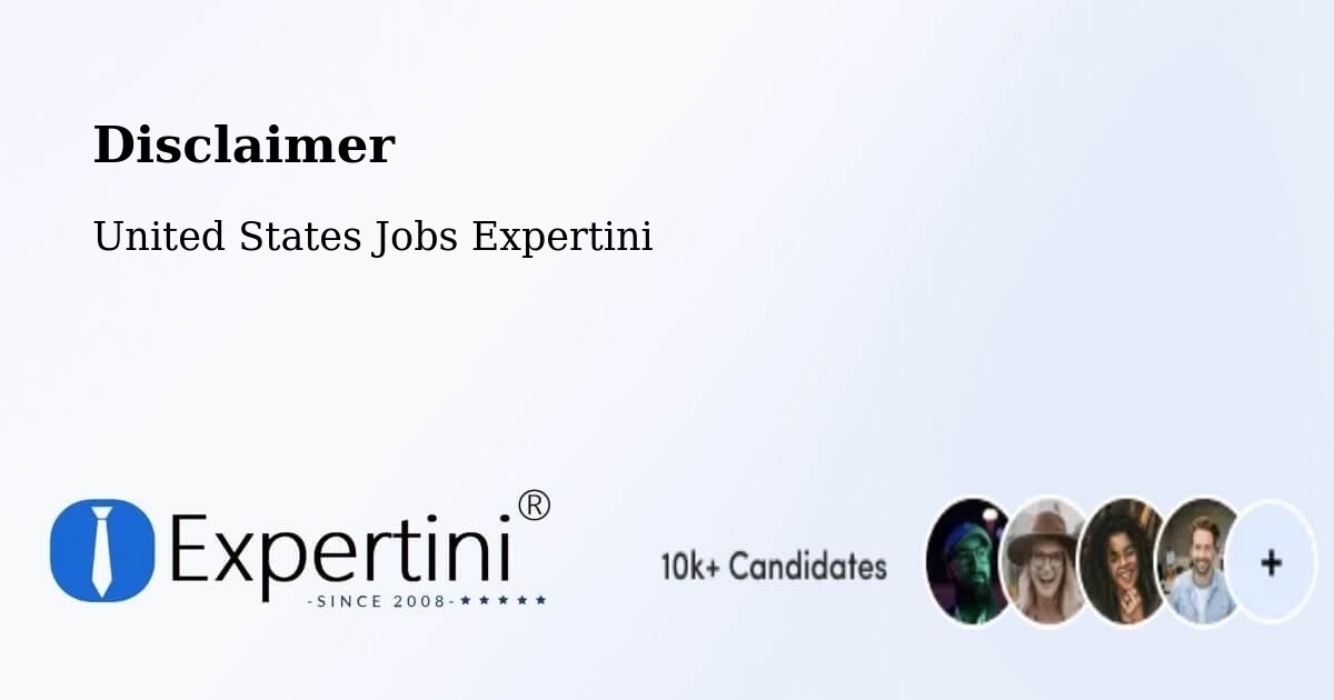 Disclaimer – Mequon - United States Jobs Expertini